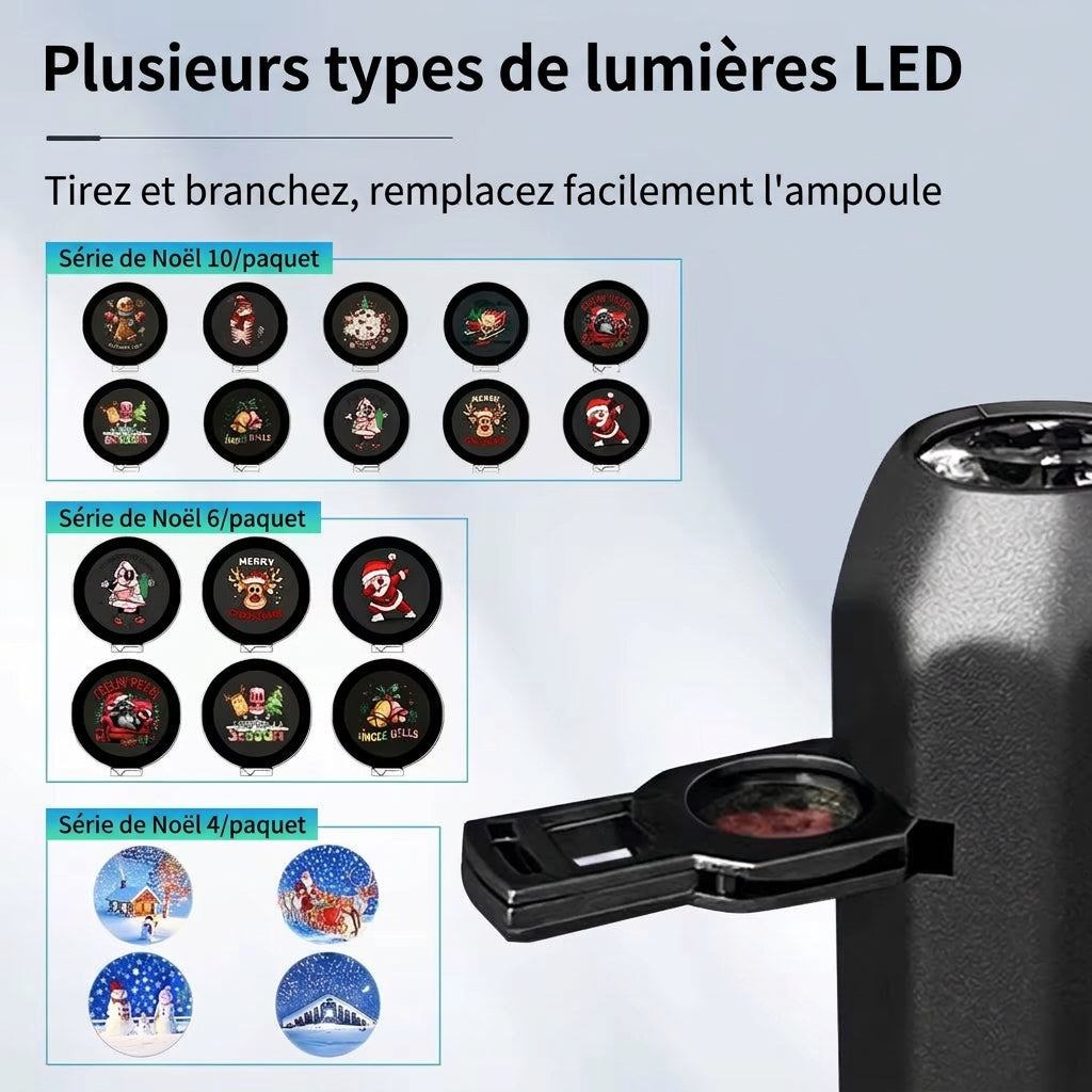 Projecteur lumineux – décoration festive murale et plafond