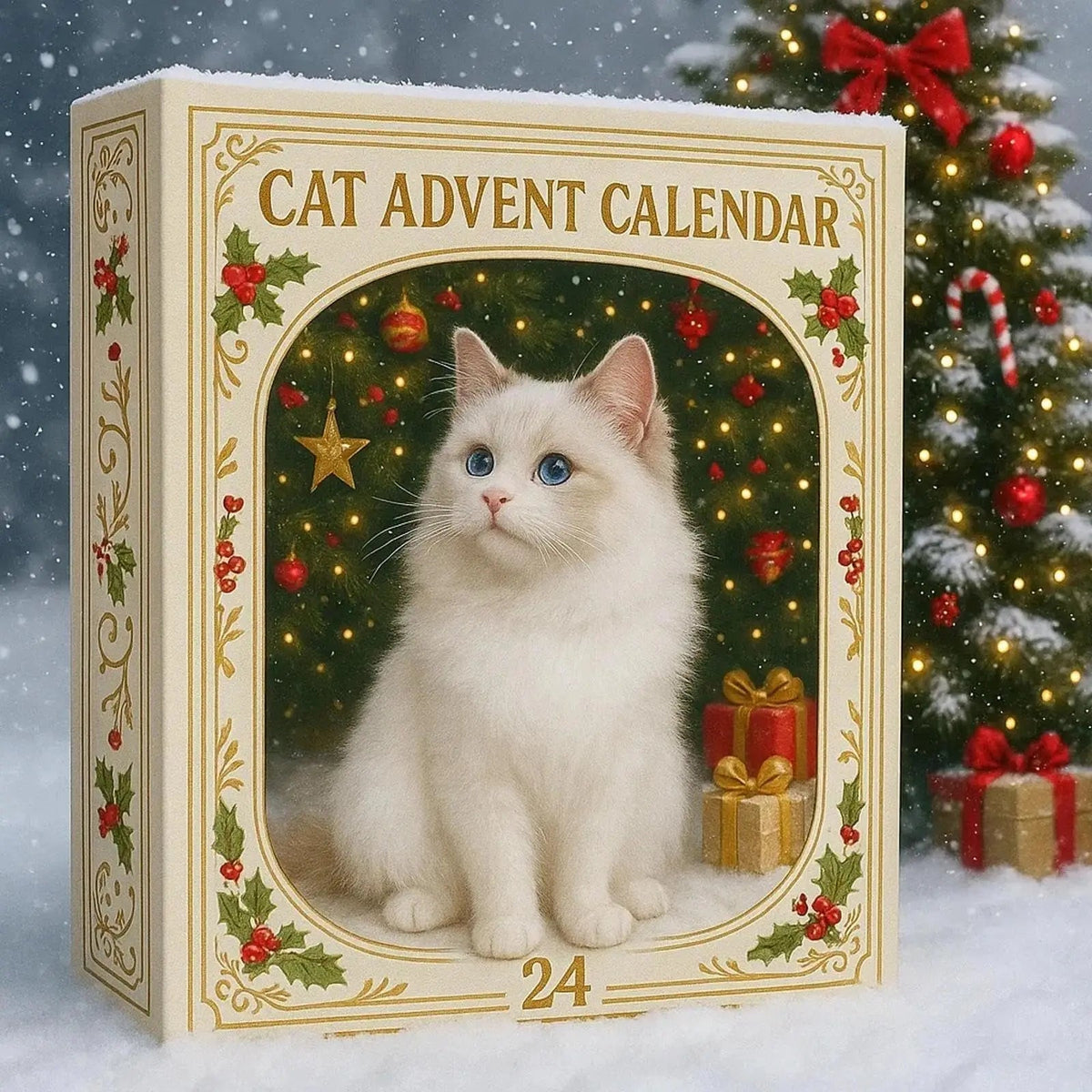 Adventskalender für Katzenliebhaber 2026 – 24 niedliche Kätzchen-Ornamente – Bild 4