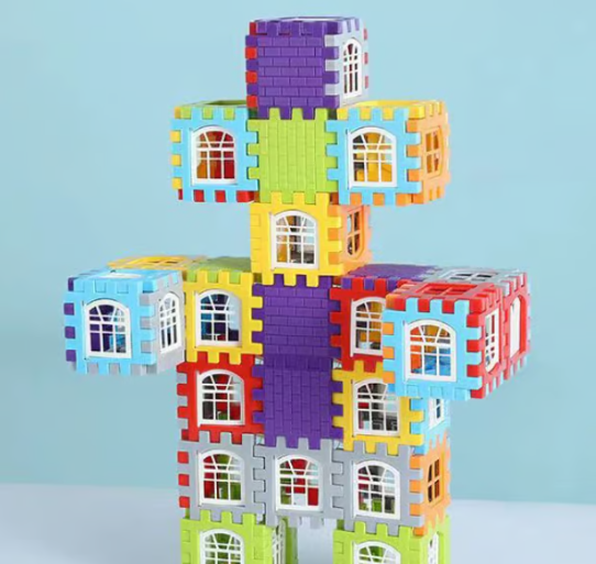 Jeu de construction pour enfant – grandes briques colorées