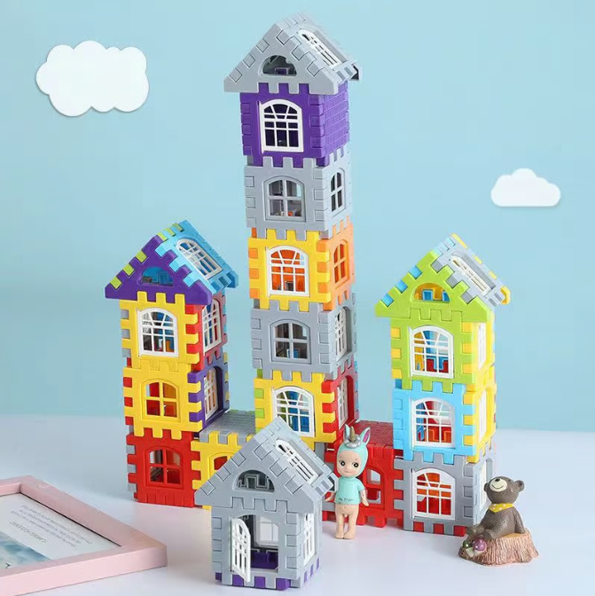 Jeu de construction pour enfant – grandes briques colorées