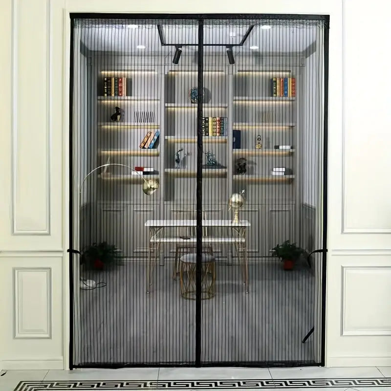Moustiquaire de porte magnétique – fermeture automatique
