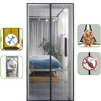 Moustiquaire de porte magnétique – fermeture automatique