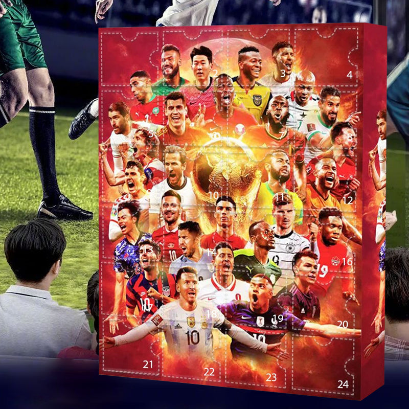 Calendrier de l'avent foot – 24 figurines de joueurs à collectionner
