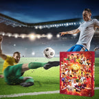 Calendrier de l'avent foot – 24 figurines de joueurs à collectionner