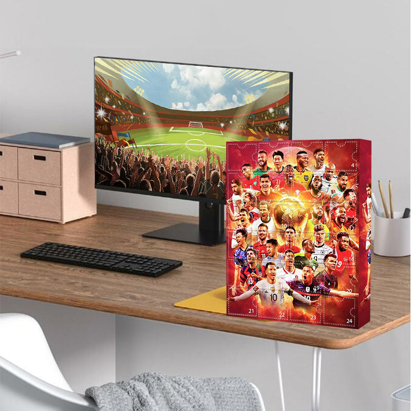 Calendrier de l'avent foot – 24 figurines de joueurs à collectionner