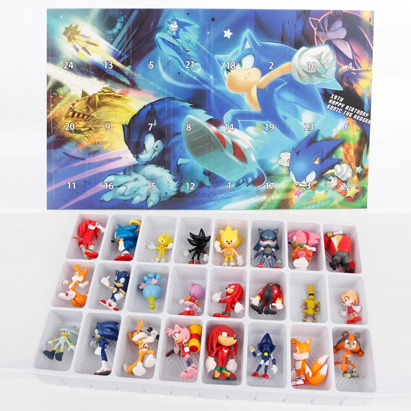 Kawaii Figuren Set 2026 – 24 Teile für Advent und Geschenke, PVC – Bild 2