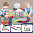 Circuit de voitures flexible avec looping – rails modulables