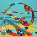 Circuit de voitures flexible avec looping – rails modulables