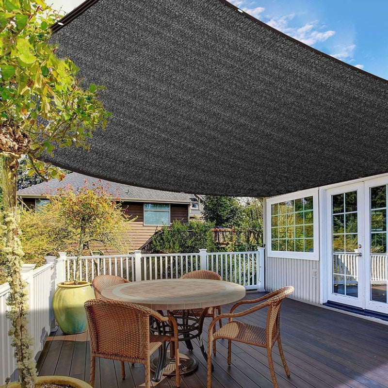 Filet d'ombrage anti-UV – toile respirante pour terrasse et jardin