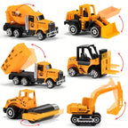 Set de véhicules de chantier – camions et engins à assembler