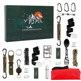 Calendrier de l'avent survie – 24 outils et accessoires de plein air