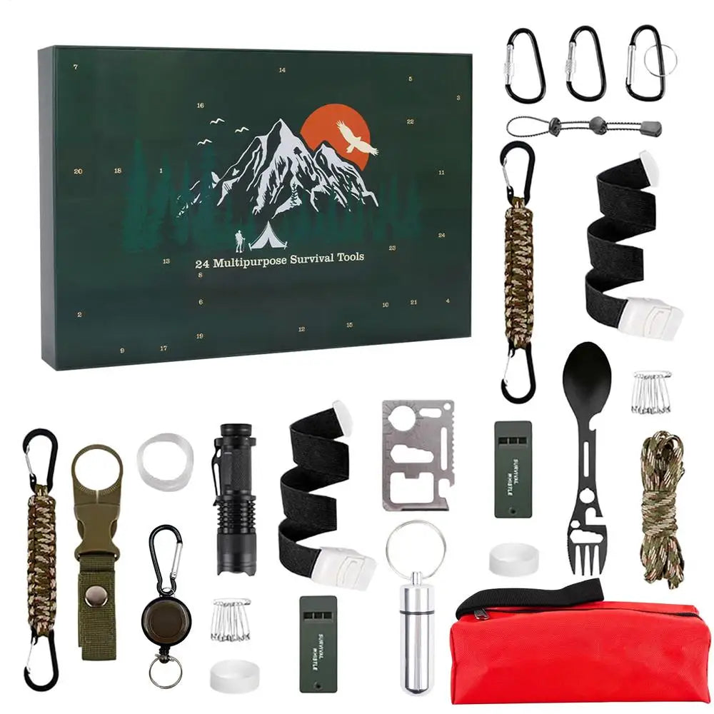 Survival Adventskalender 2026 - 24 praktische Tools für Abenteuerlustige – Bild 1