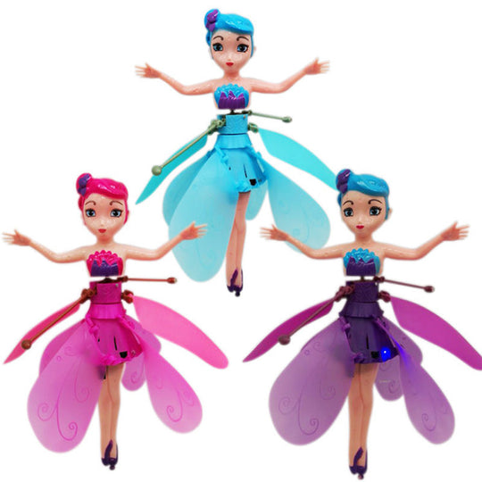 Jouet volant à capteur – fée lumineuse qui plane à la main