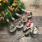 Ampoule LED décorative à suspendre – mini-paysage de Noël