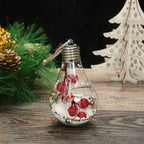 Ampoule LED décorative à suspendre – mini-paysage de Noël