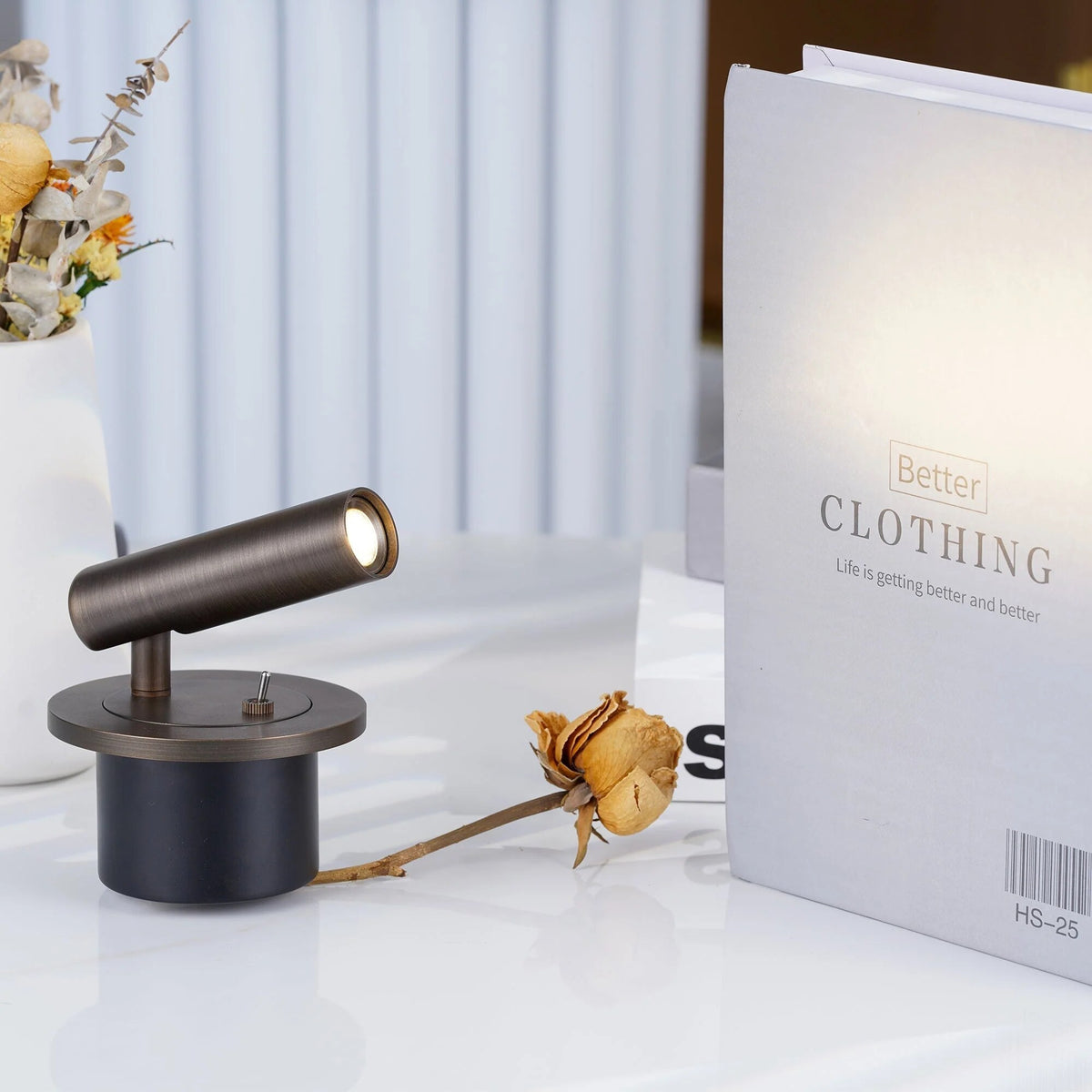 Applique murale de lecture – lampe LED minimaliste en métal