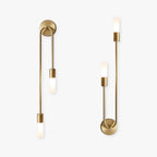 Applique murale – doré, design moderne, LED intégrée