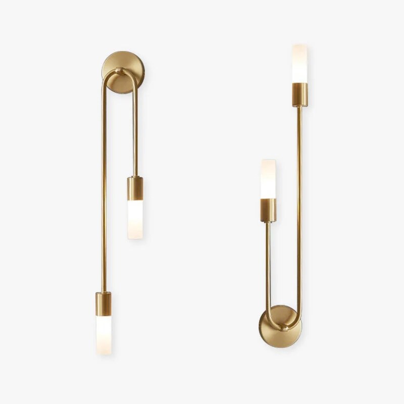 Applique murale – doré, design moderne, LED intégrée