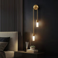 Applique murale – doré, design moderne, LED intégrée