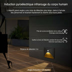 Applique murale LED extérieure – détecteur de mouvement