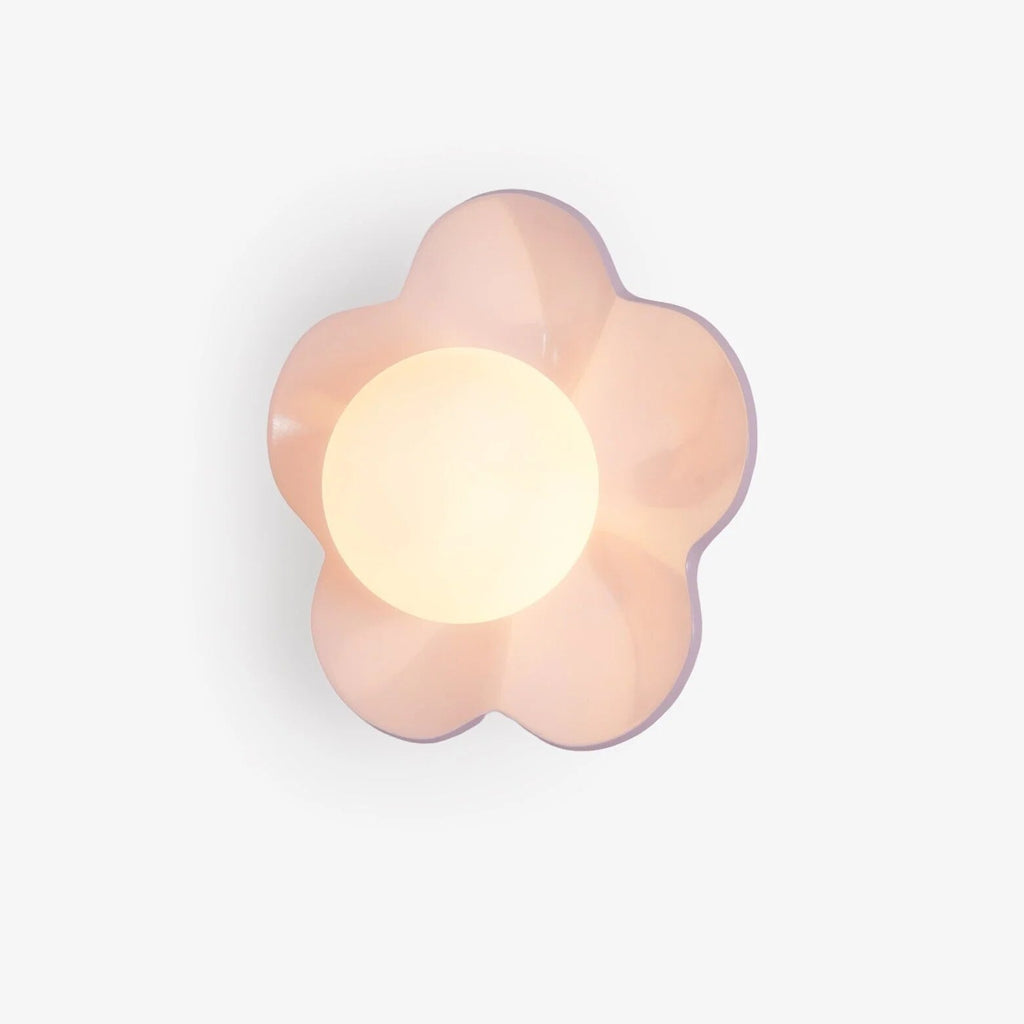 Applique murale ludique – Luminaire en résine colorée