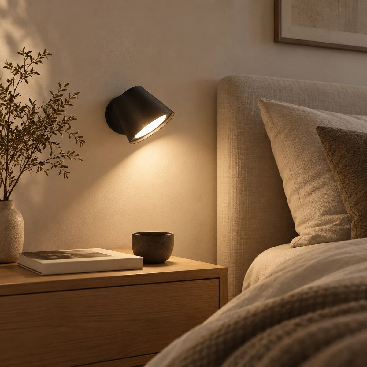Applique murale – Lumière LED rechargeable et dimmable