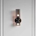 Applique murale – luminaire verre et fer, design moderne