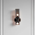 Applique murale – luminaire verre et fer, design moderne