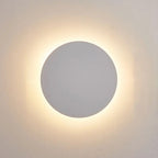 Applique murale ronde – design épuré en métal avec LED