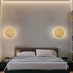 Applique murale ronde – design épuré en métal avec LED