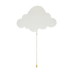 Applique murale veilleuse nuage LED bois