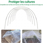 Arceaux de serre en fibre de verre – tunnel de culture modulable