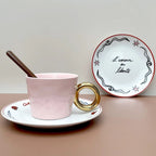 Assiettes Amour en Liberté – set de 4 assiettes dépareillées