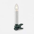 Bougies LED pour sapin – guirlande blanc chaud à pinces