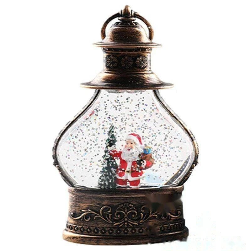 Boule à neige avec éclairage LED – Décoration festive