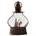 Boule à neige avec éclairage LED – Décoration festive