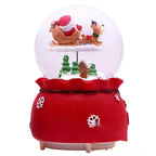 Boule à neige musicale Père Noël – Flocons et mélodie festive