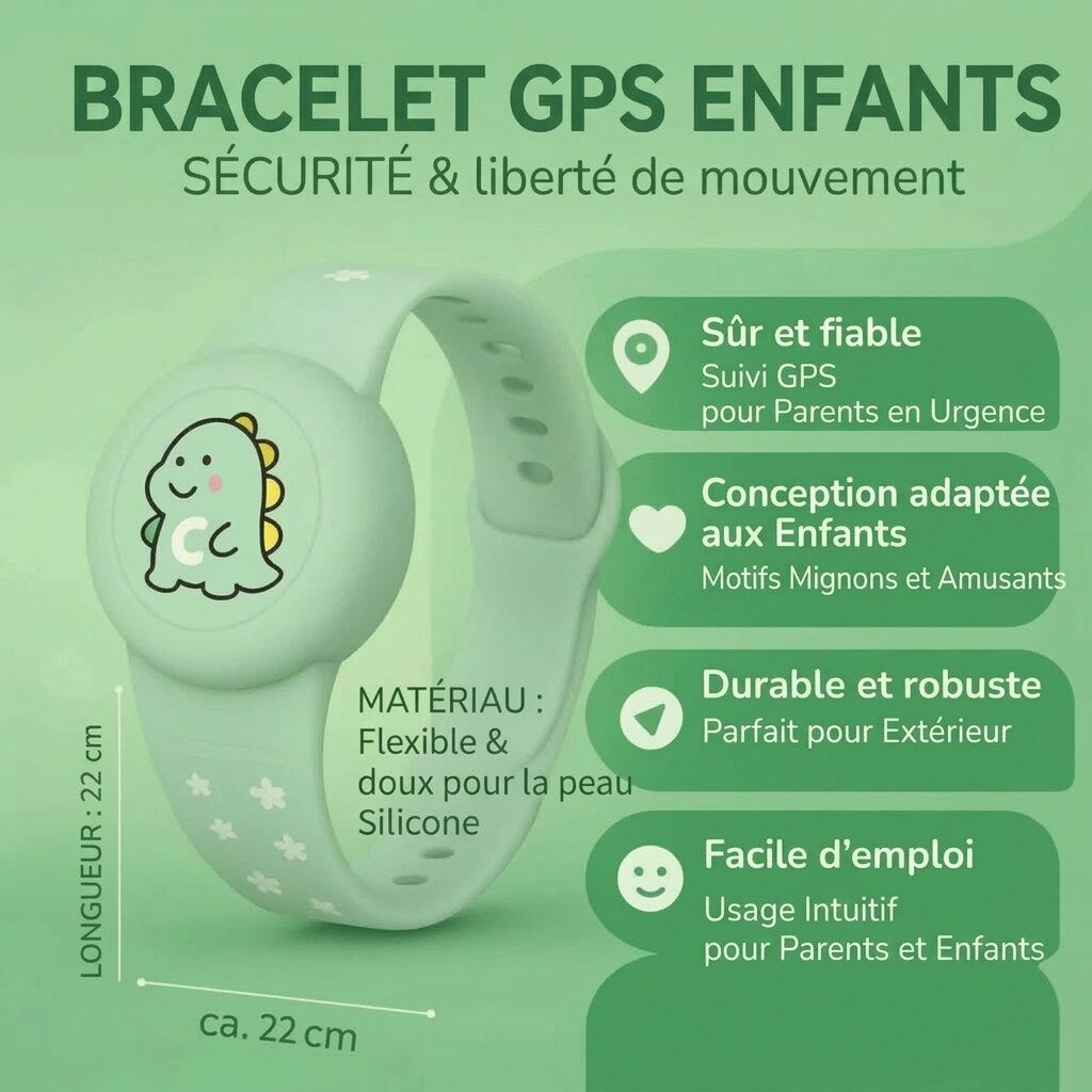 Bracelet de suivi GPS – montre de localisation pour enfants