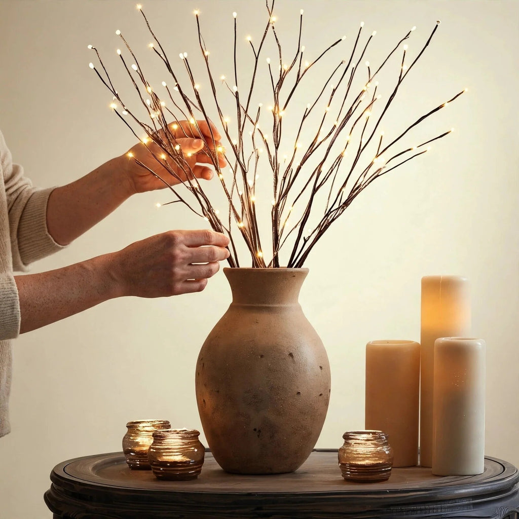 Branche lumineuse – lumière intégrée et branches flexibles