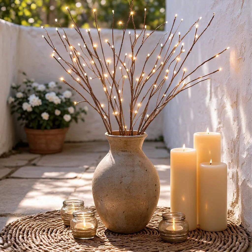 Branche lumineuse – lumière intégrée et branches flexibles