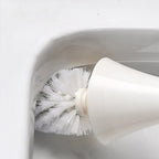 Brosse toilette – support inoxydable anti-éclaboussures