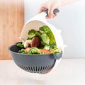 Mandoline de cuisine 5 en 1 avec saladier égouttoir