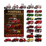Calendrier de l'avent pompiers – 24 véhicules et accessoires de secours