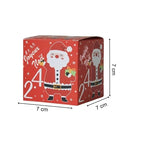 Calendrier de l'avent – 24 boîtes en carton à remplir