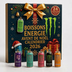 Calendrier de l'avent – 24 décors Energy Drink à collectionner