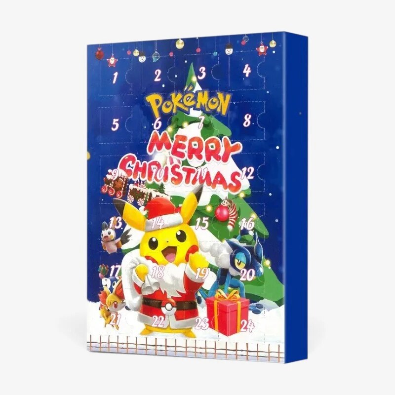 Calendrier de l'avent Pokémon – 24 figurines 3D à collectionner