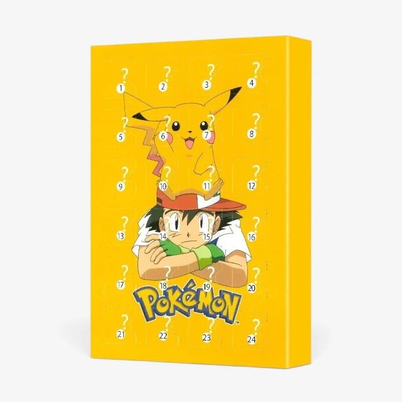 Calendrier de l'avent Pokémon – 24 figurines 3D à collectionner