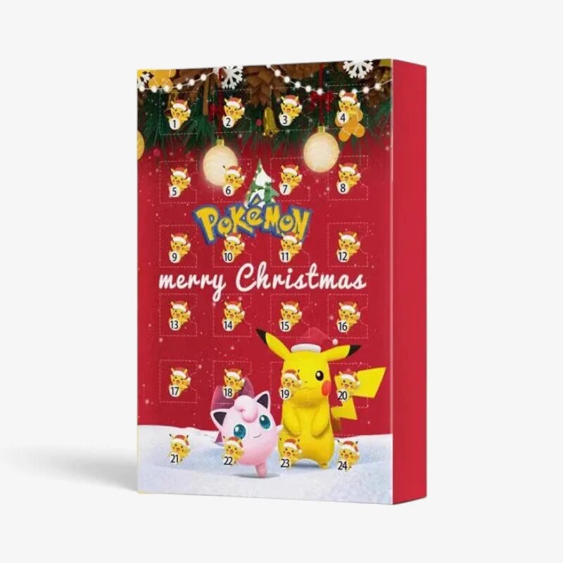 Calendrier de l'avent Pokémon – 24 figurines 3D à collectionner