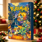 Calendrier de l'avent Pokémon – 24 figurines 3D à collectionner