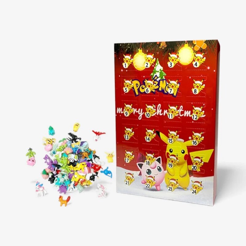 Calendrier de l'avent Pokémon – 24 minifigures à collectionner